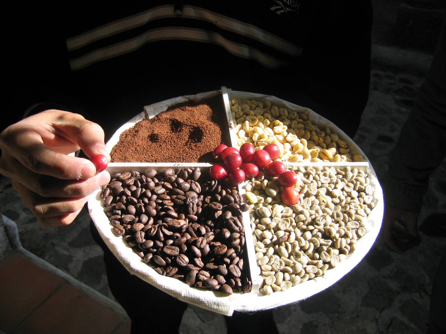 Kaffee - von Kirschen zum gemahlenen Pulver